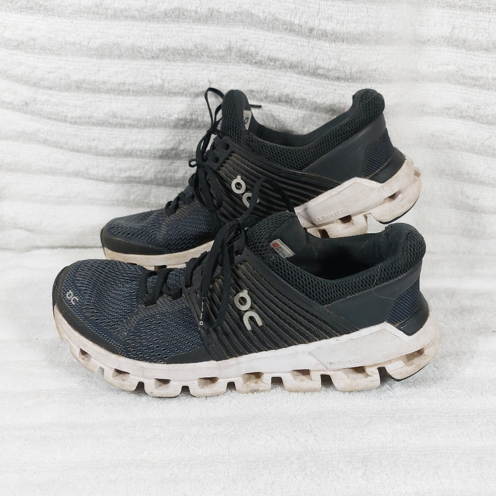 On Cloud Cloudswift Womens Running Shoes Black Size 6 Sneakers